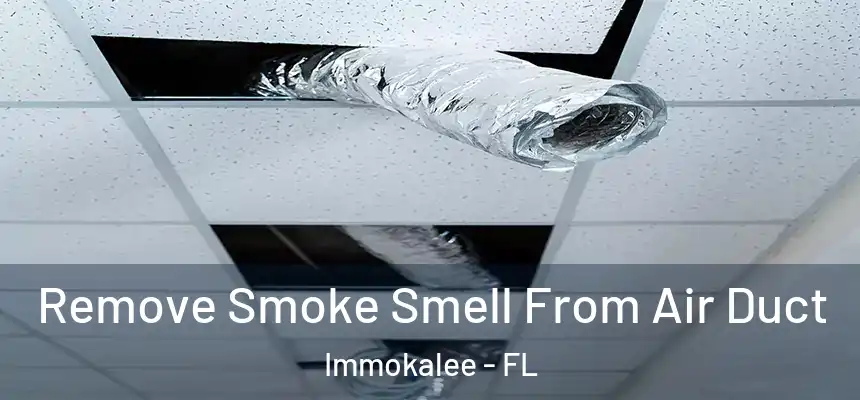 Remove Smoke Smell From Air Duct Immokalee - FL